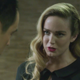 Sara Lance (Caity Lotz) comforts the grieving director.